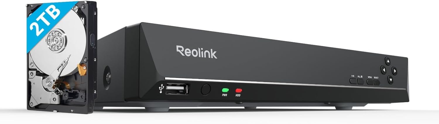 Reolink RLN8-410 — Enregistreur NVR 4K 8 canaux PoE