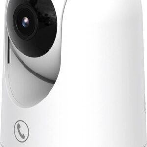 Foscam R8M 4K 8MP — Caméra IP intérieure 360° motorisée, détection radar et suivi automatique (Blanc)