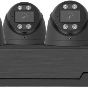 Foscam FNA108E-T4-2T — Kit NVR PoE 8 Canaux 4K + 4 Caméras + Disque 2 To