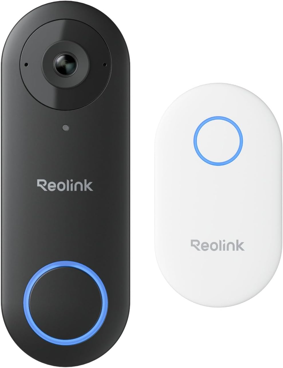 Reolink Video Doorbell PoE — Sonnette vidéo filaire 5MP 180°, carillon inclus, détection personnes