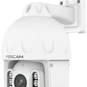 Foscam SD8P — Caméra dôme IP extérieure 4K 8MP, PTZ motorisée, IP66, Wi-Fi bi-bande