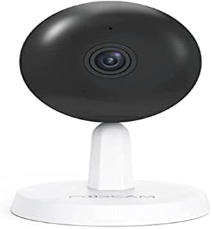 Foscam X4 Blanche — Caméra IP intérieure 4MP, détection mouvement, 9 LEDs IR 8 m, Alexa & Google