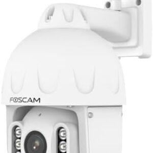 Foscam SD8P — Caméra dôme IP extérieure 4K 8MP, PTZ motorisée, Wi-Fi, IP66