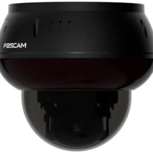 Foscam D8ET — Caméra dôme PTZ IP extérieure 4K 8MP, PoE, détection IA, IP66