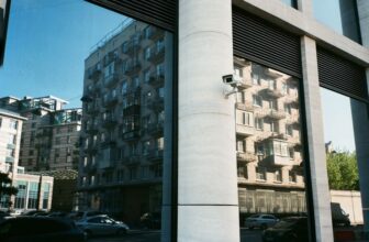 apartment building security camera